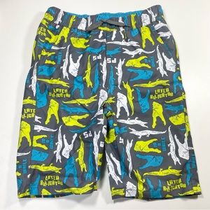 NWOT Alligator Print Swim Shorts Size 10